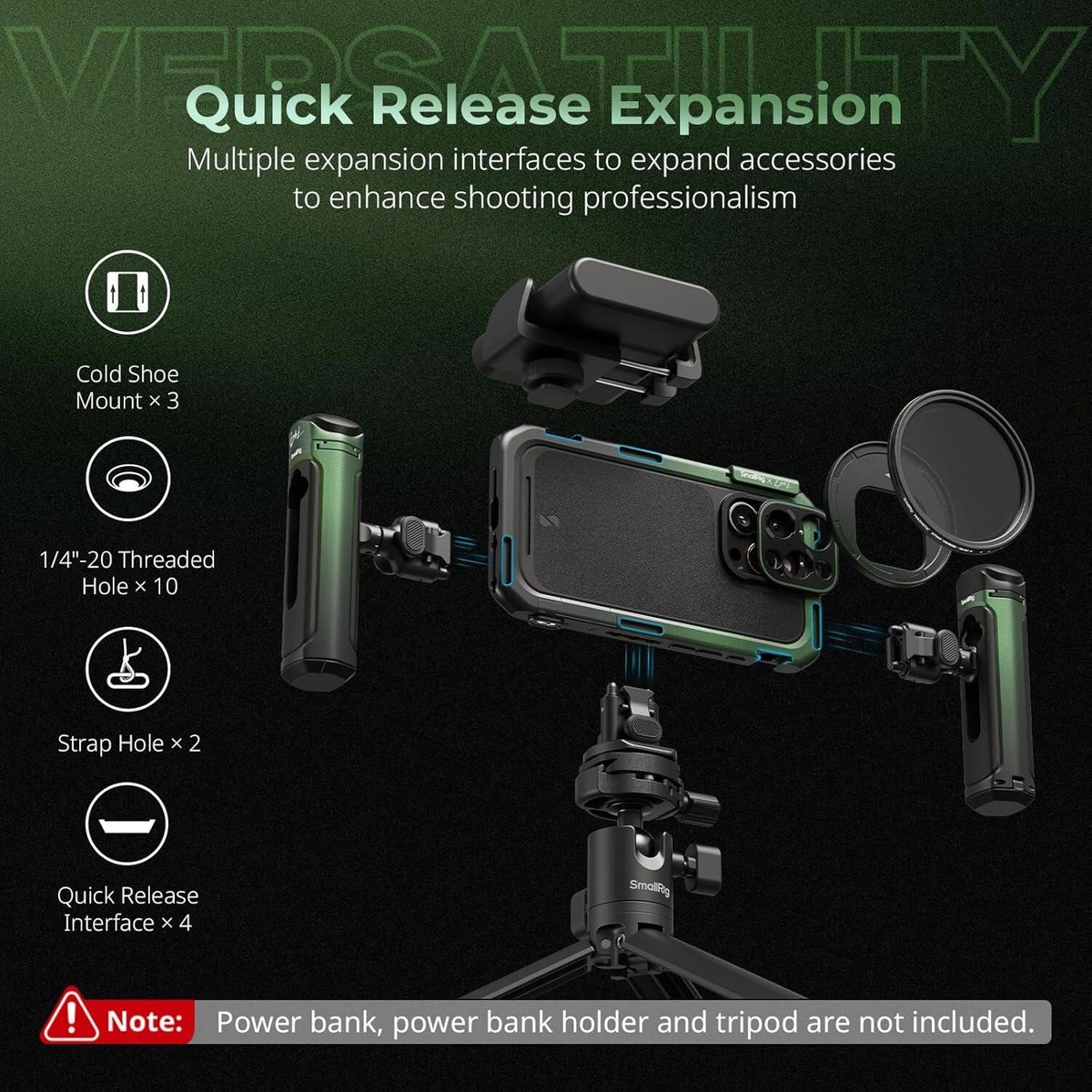 SmallRig x Brandon Li Mobile Video Kit for iPhone 16 Pro Support