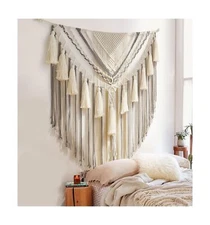 Jakalin Hanging Large Macrame Wall Decor Panels Handmade Wall Art Home Living...