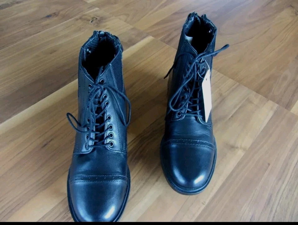 Horka Schnürstiefelette "Deluxe" Echtleder Gr. 35 NEU Jodhpur/Stable Boots 