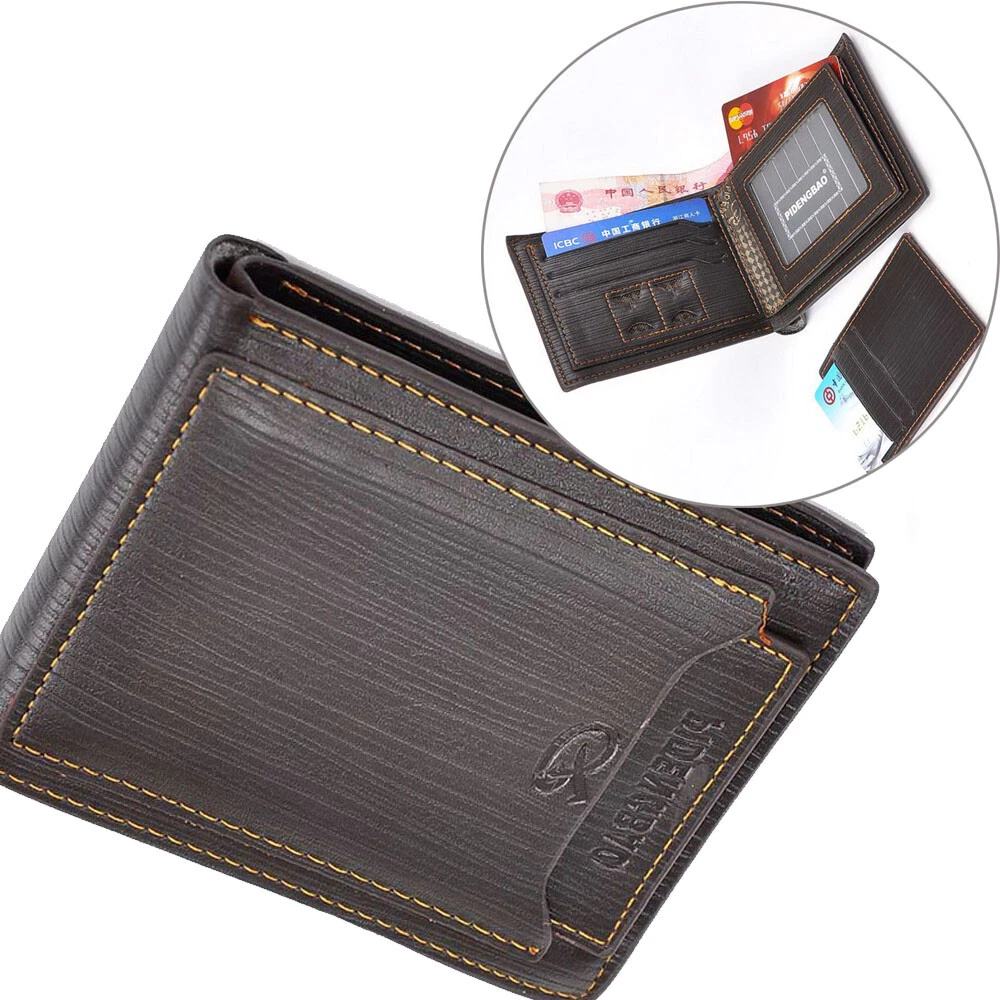 Brown Vachetta cowhide wallet, handmade mens wallets WL300