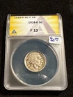 1918 D BUFFALO NICKEL ANACS F 12 913