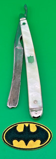 Straight Razor Pearl Handle