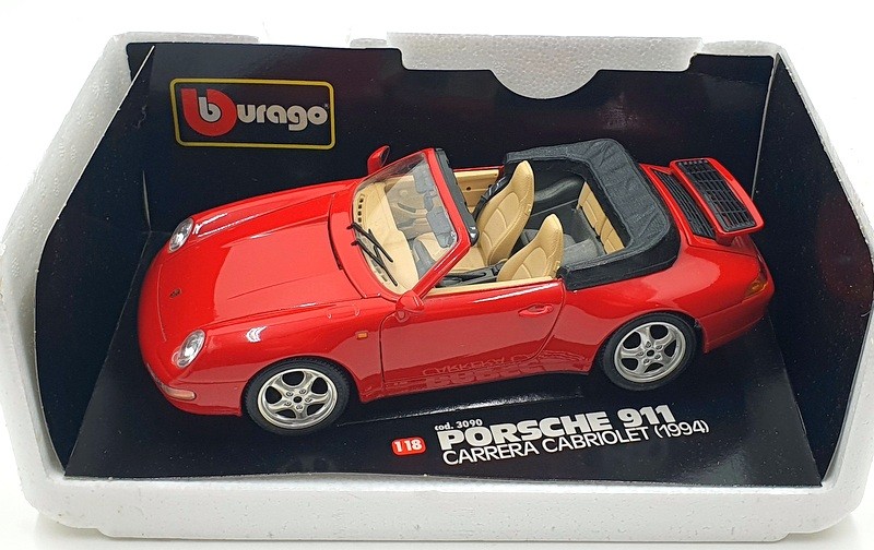 Bburago(ブラーゴ) Porsche 911 Carrera 1/18 Bburago Special Collection 1993 Porsche 911 Carrera Racing 1