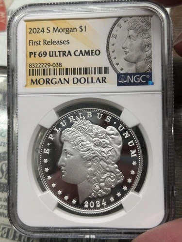 2024 s Morgan Silver Dollar NGC PF 69 Ultra Cameo First releases. FREE SHIPPING