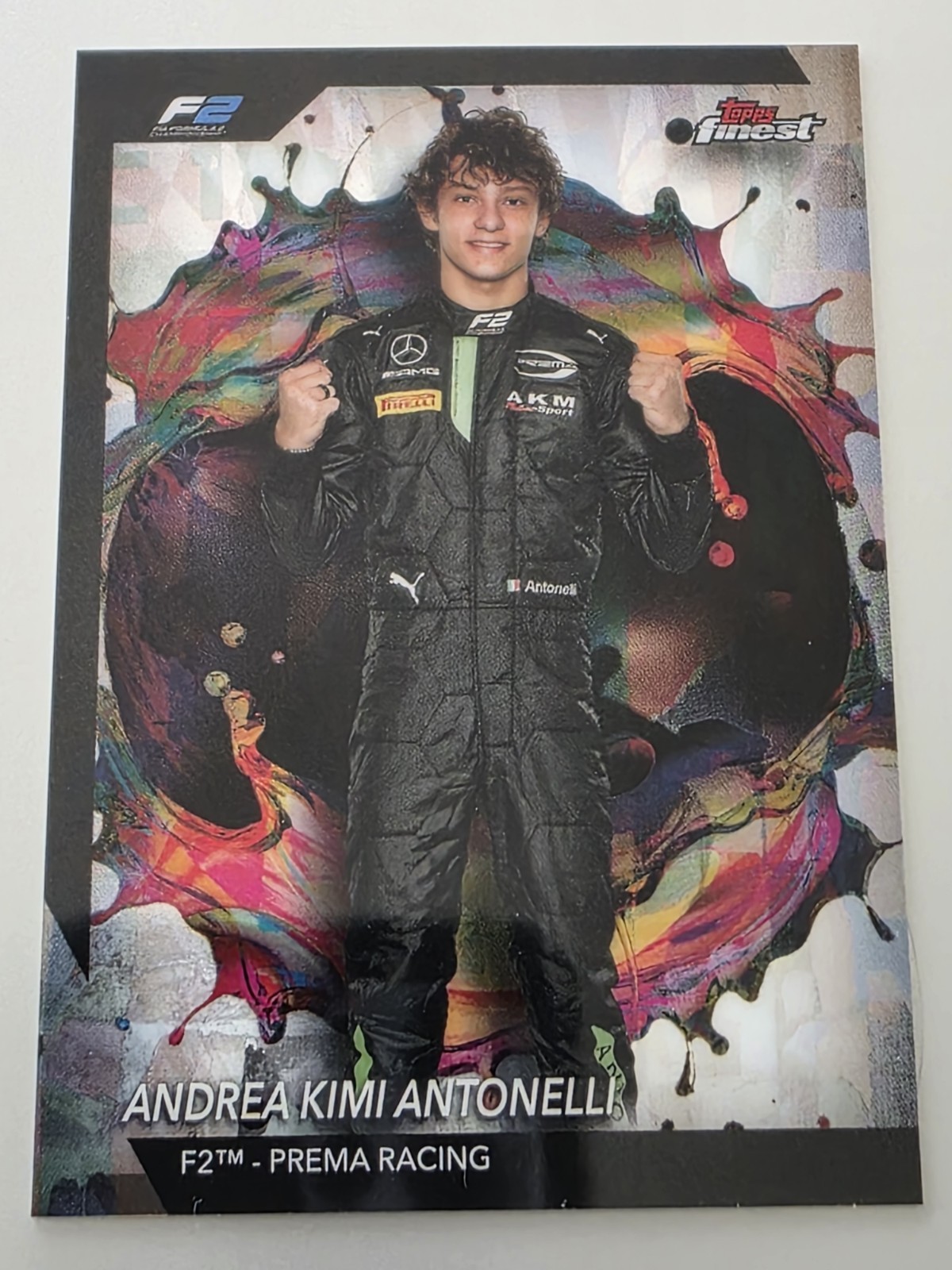 2024 Topps Finest Formula 1 Andrea Kimi Antonelli #222 RARE Mercedes Benz F1