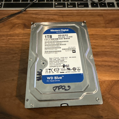Western Digital 1TB 7200RPM 3.5'' SATA 6Gb/s Hard Drive (WD10EZEX) 1000GB