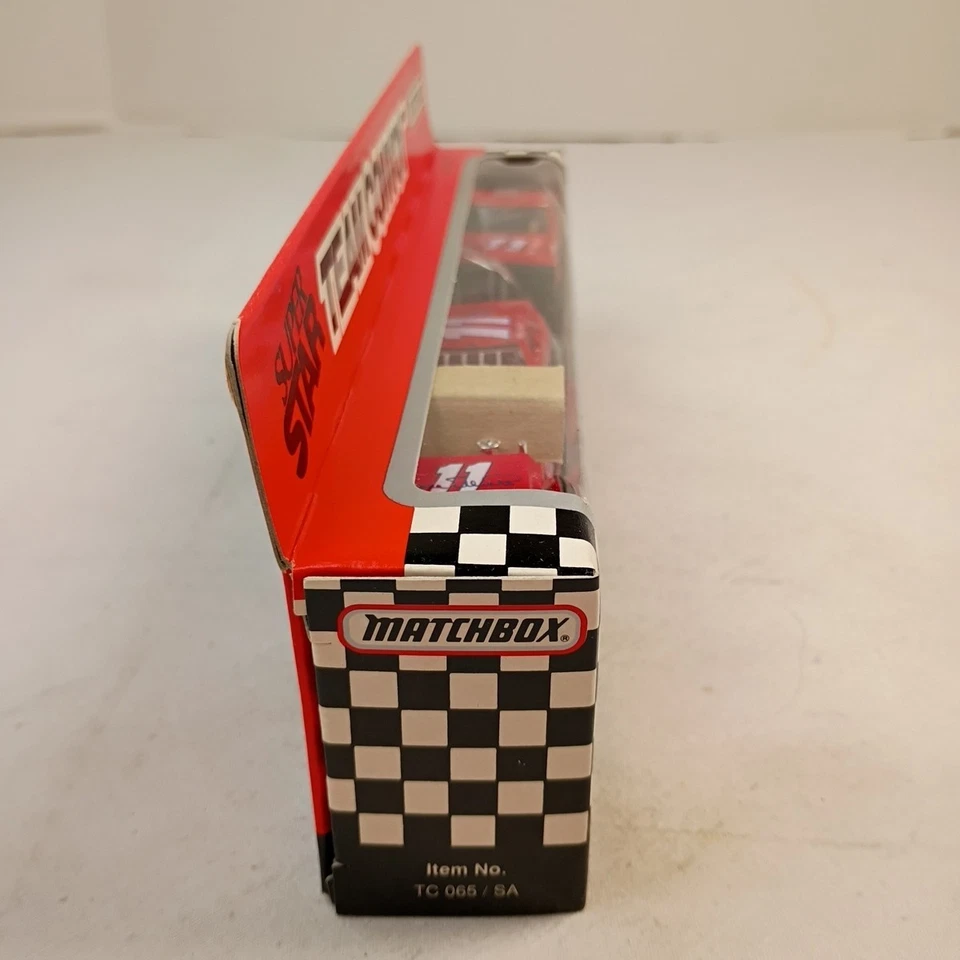 De colección 1992 Edición Limitada Matchbox Super Star Team Convoy Bill Elliott #11 Amoco Foto 3 de 4