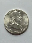 1953p Franklin Half Dollar  AU+