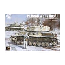 Border Mode Historical Model 1  PzBeobWg IV Ausf J Tank w/Commander & Infa New