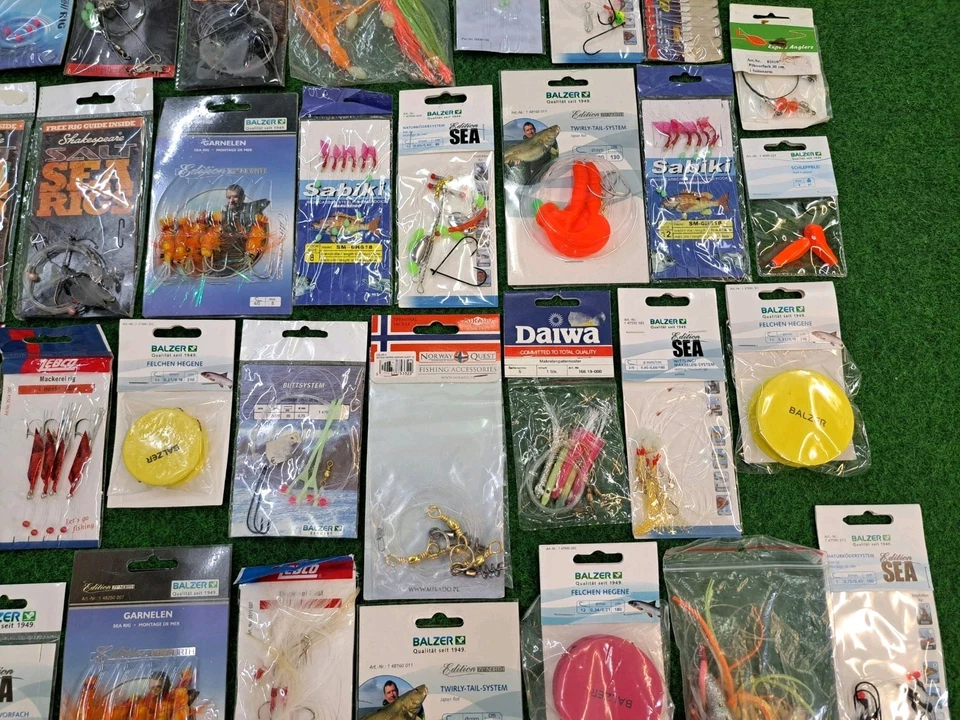 XXL Meeres-Angeln Köderset Rigs Norwegen Dänemark Dorsch Butt NEU Hochseefischen - Bild 4 von 4