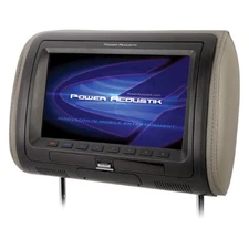 7" Headrest LCD Monitor w Built-In DVD Player & 3 Interchangeable Covers