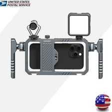 Universal Phone Cage Video Rig Handles Vlogging Case Stabilizer For iPhone 17 16