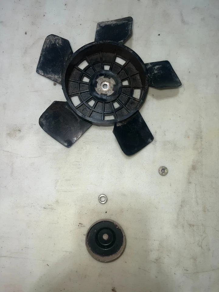 1994 POLARIS SPORTSMAN 400 4X4 RADIATOR FAN BLADE + HARDWARE OEM 5431262 5240822 - Image 2 of 2