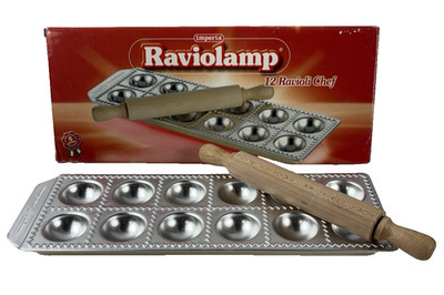 Imperia Ravioli Maker Tray Raviolamp 12 Mould Pasta or Pastries Press Italy
