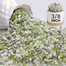 6 lbs Pebbles for Indoor Plants, 3/8 Inch Pea Gravel for Fish Tank, Polished ...