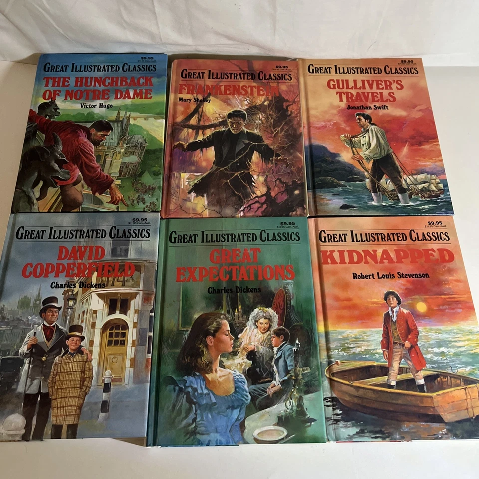 Great Illustrated Classics Series Huge Lot HC Set of 32 Baronet Books - Image 4 of 4