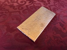 COPPER INGOT BAR HAND POURED 5.6 OZ