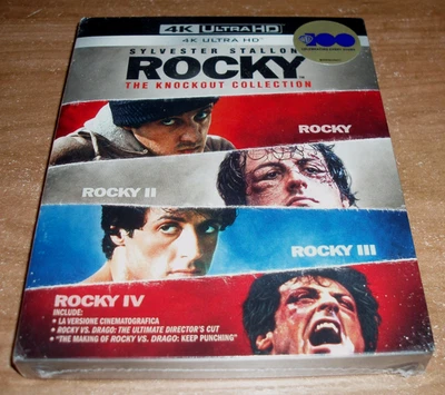 Rocky la Coleccion Knockout Quadrilogia 1-2-3-4 Nuevo Sellado 4K UHD - Imagen 1 de 4
