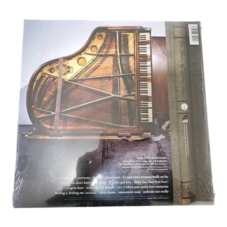 The Diary Of Alicia Keys Champagne Color Vinyl 2xLP + 7" Urban Outfitters UO New Foto 3 de 3