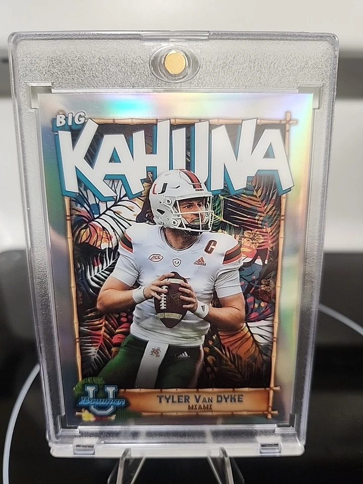 2022 Topps Big Kahuna Tyler Van Dyke Bowman U #TBK-8-Hurricanes - Image 3 of 4
