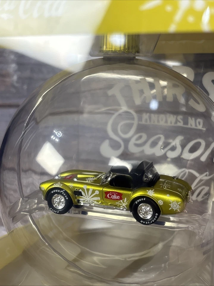New 2025 M2 Machines Coca-cola Christmas Ornament 1965 Ford Shelby Cobra - Image 3 of 3