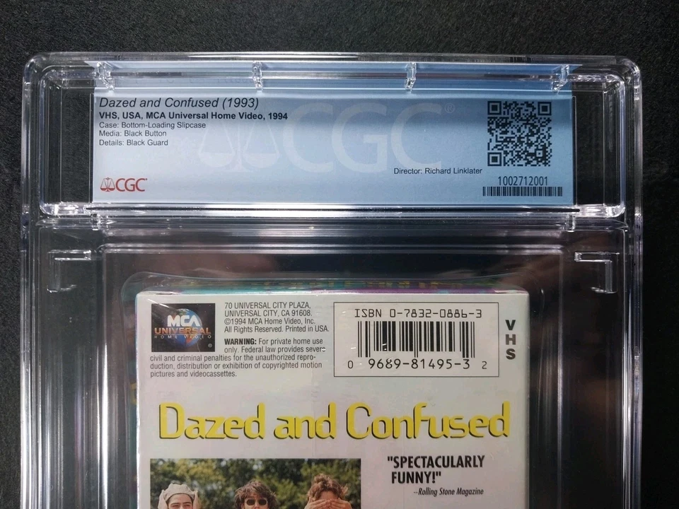 DAZED AND CONFUSED (VHS, 1994) CGC 9.6 A+ FACTORY SEALED Highest Grade on Ebay! - Image 4 of 4