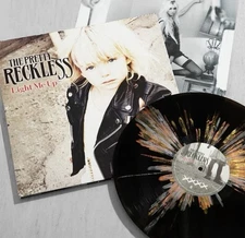 The Pretty Reckless - Light Me Up -  US import Black Marble Splatter Vinyl - NEW