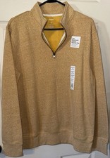 Sonoma Mens Supersoft Fleece Quarter Zip Size Medium NWT