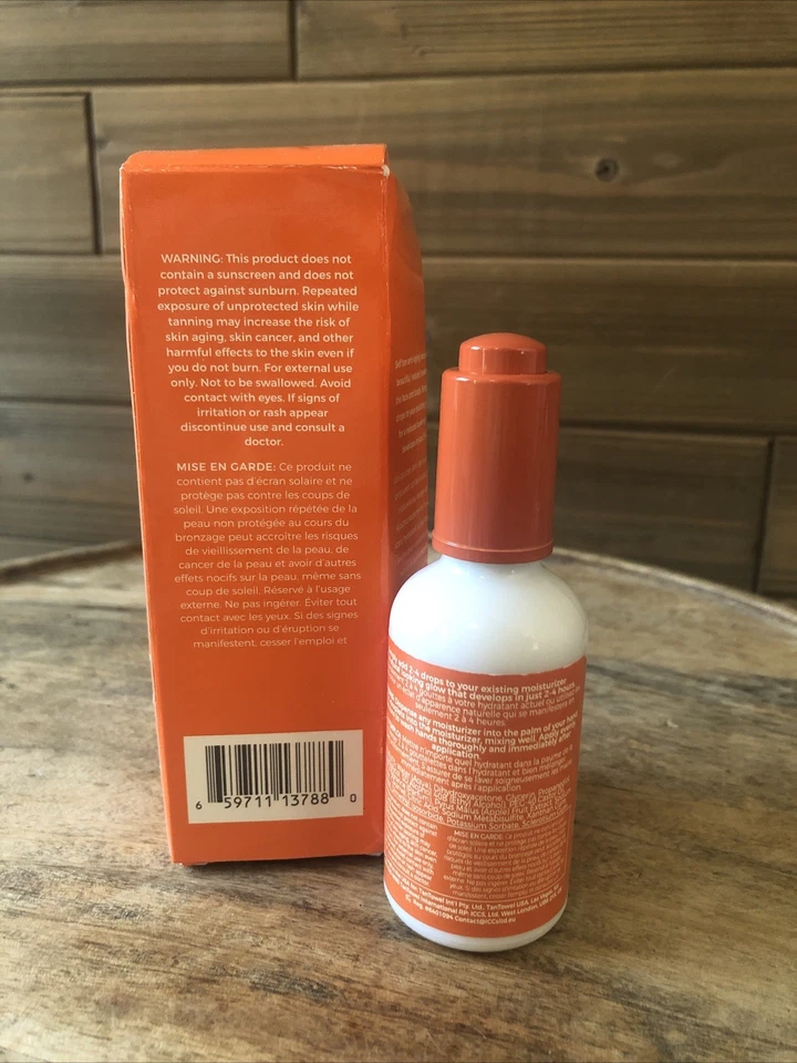 NEW-Tan полотенце идеальный зарево капли самостоятельный загар антивозрастная сыворотка 1,69 унц - Изображение 3 из 4