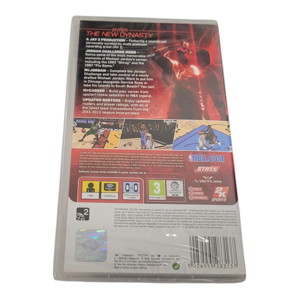 NBA 2K13 PSP Basketball Sony PSP New & Sealed - Image 2 of 4