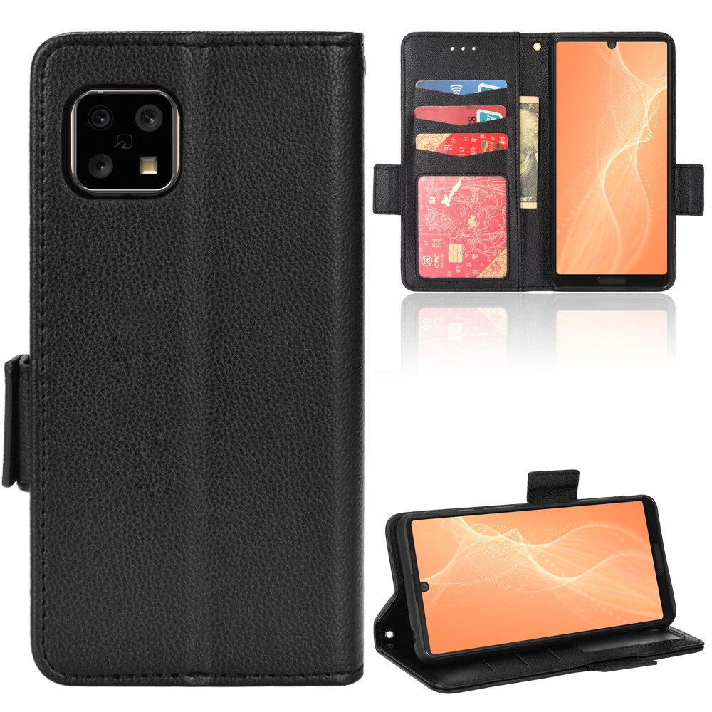 For Sharp Aquos Sense 6 / Sense 4 Magnetic Litchi Pattern Leather