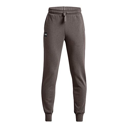 Under Armour Youth Boy's UA Rival Fleece Drawstring Slash Pockets Jogger Pant - Picture 14 of 15