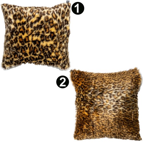 Luxury Faux Fur & Velboa Animal Fluffy Scatter Cushion Cover Case fits 18" x 18" - Picture 2 of 32
