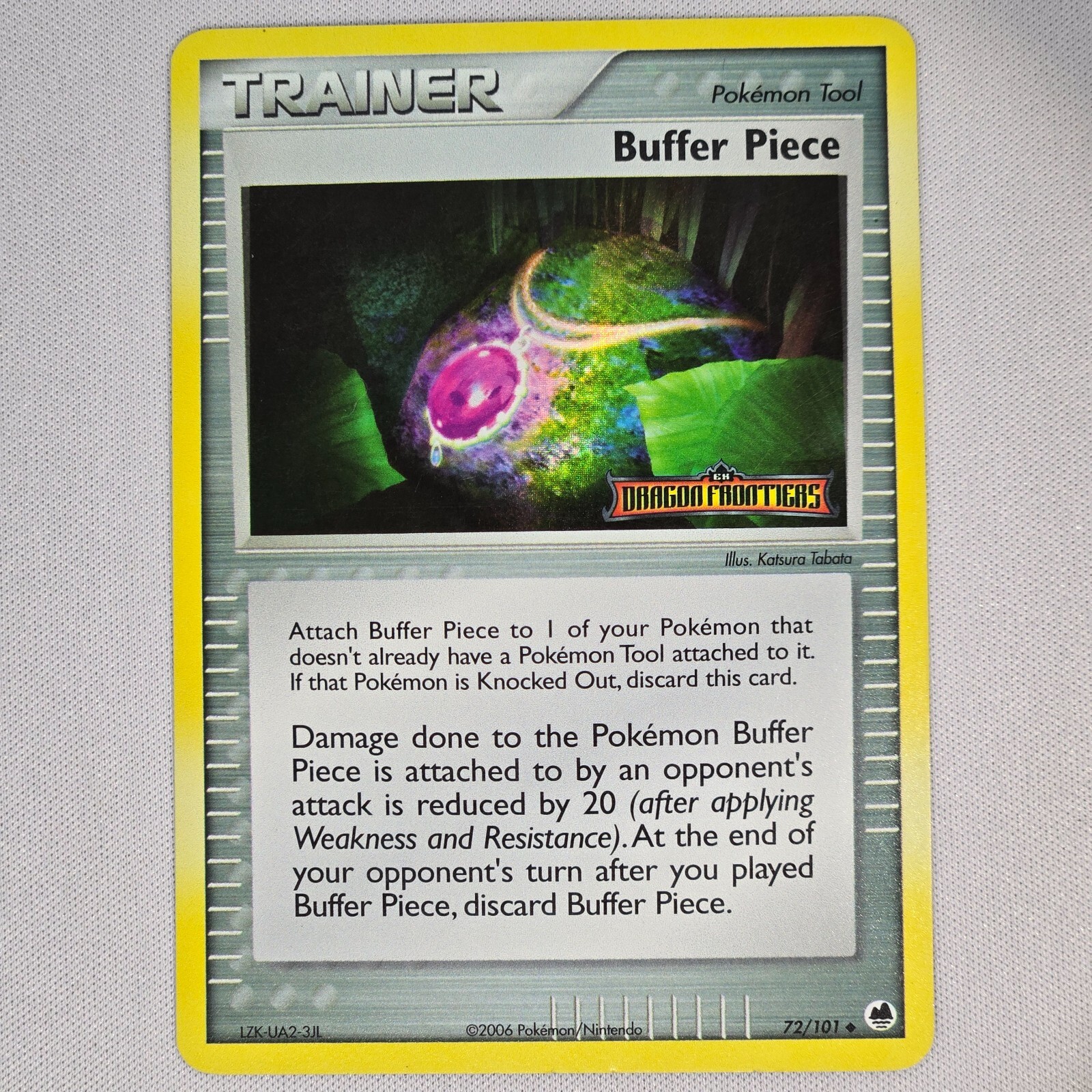 Buffer Piece 72/101 Dragon Frontiers Reverse Holo Stamped Pokemon Card TCG MP