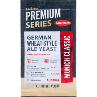 11 G. Lallemand LalBrew  Munich Classic German Wheat Style Ale Yeast Beer Yeast
