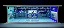 HKS Interior Garage Theme 1:64 Model Diorama with LED Lighting
