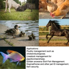 OLED Pet Scanner ISO11784/5 Pet ID Reader USB RFID Handheld Microchip Scanner