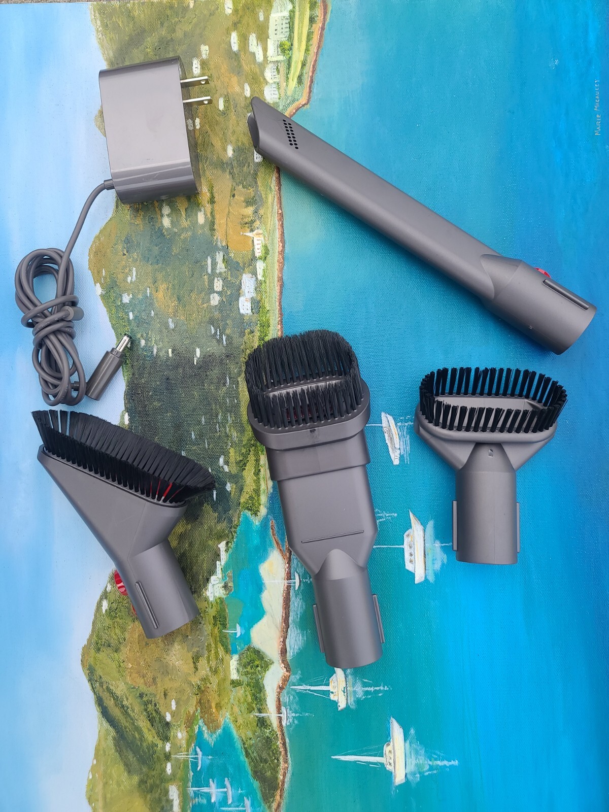 Dyson Vacuum Brush Floor Attachment with Power Supply 164355-image