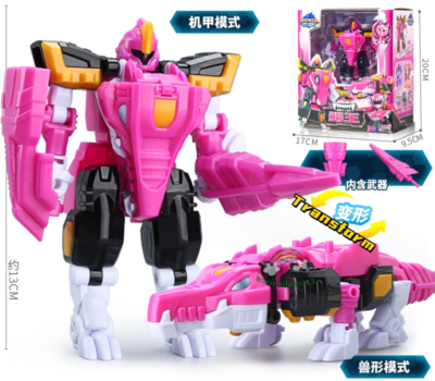 Miniforce Animal Tron Croker Lucy Beast Transforming Robot Action