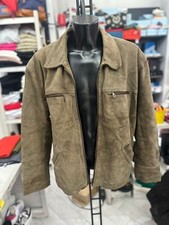 Style U.s.a Leather Jacket Men Man Size XL Brown LLV1147