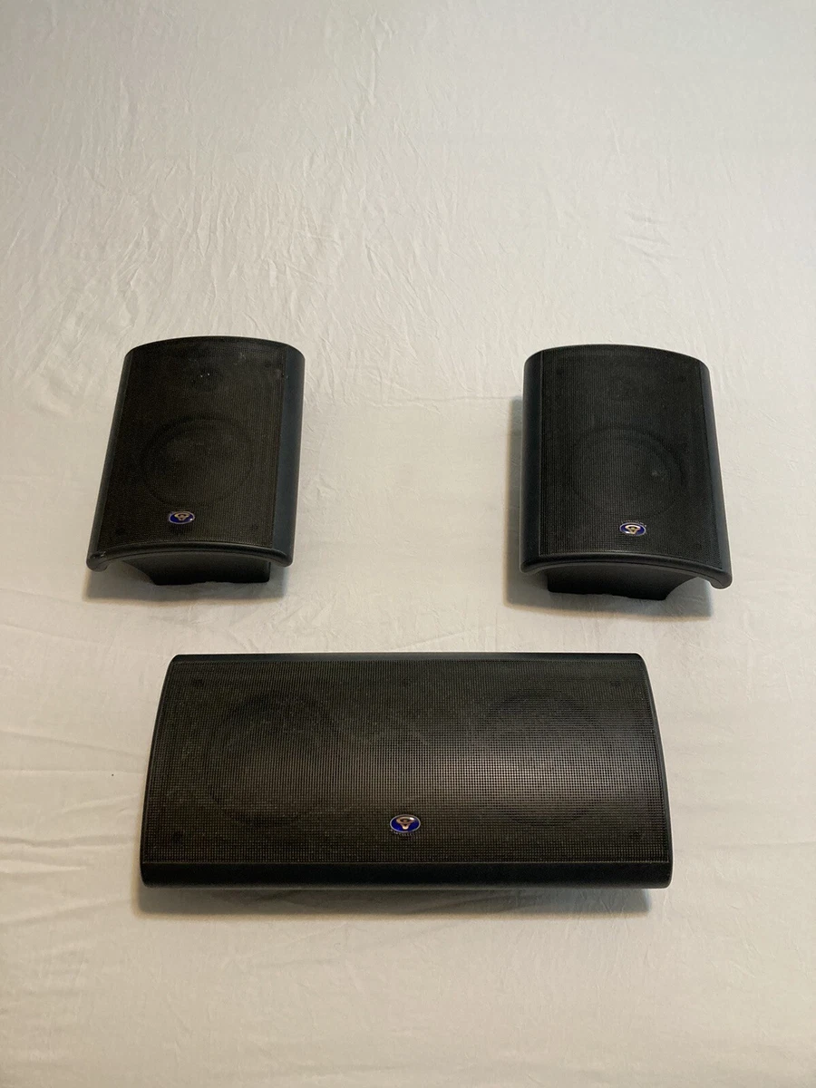 Lot of 3 Cerwin Vega AVS SAT4 Satellite Surround Sound Speakers