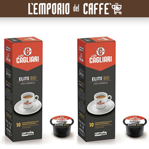 Caffè Caffitaly Cagliari Elite 100% Arabica 100 Capsule Cialde - 100% Originale