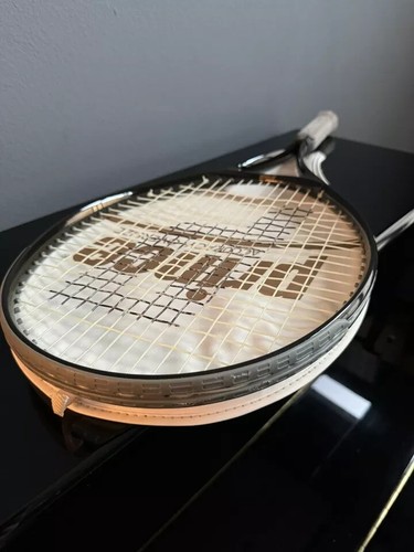 Raqueta de tenis Prince Accuracy de gran tamaño No. Cubierta retro vintage 2, 4 1/4 - Imagen 7 de 10
