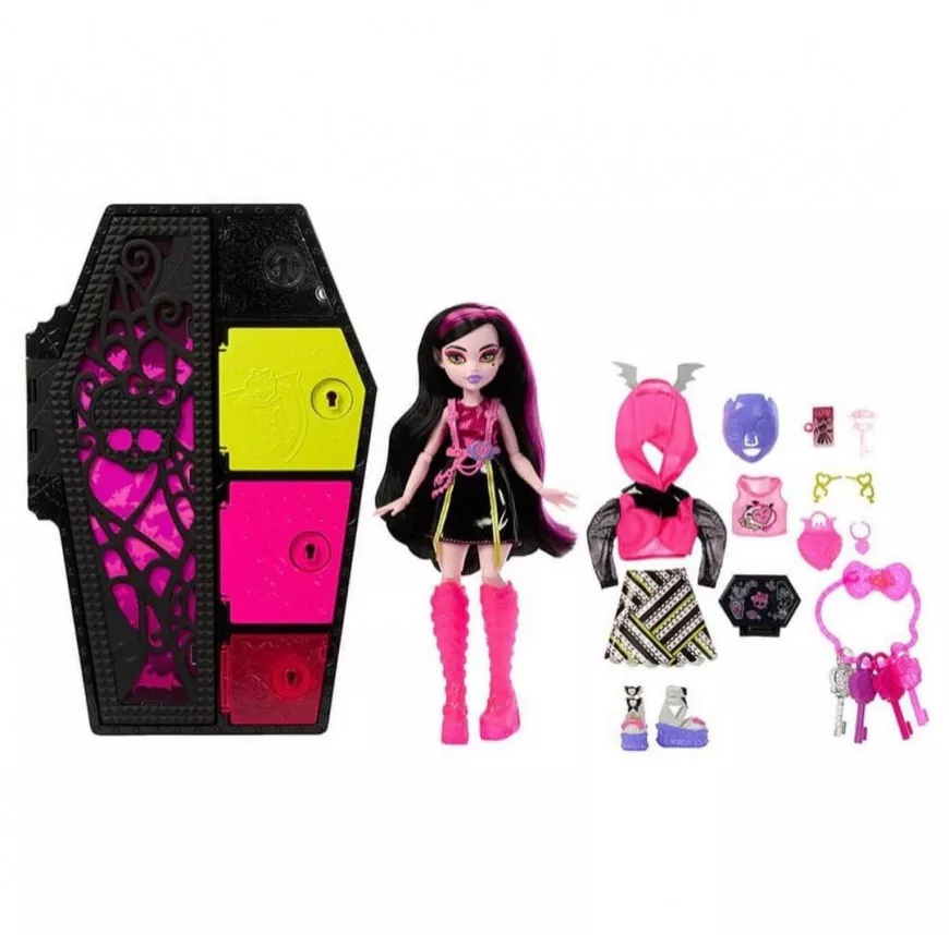 Boneca Monster High - Skulltimate Secrets - Draculaura - Com