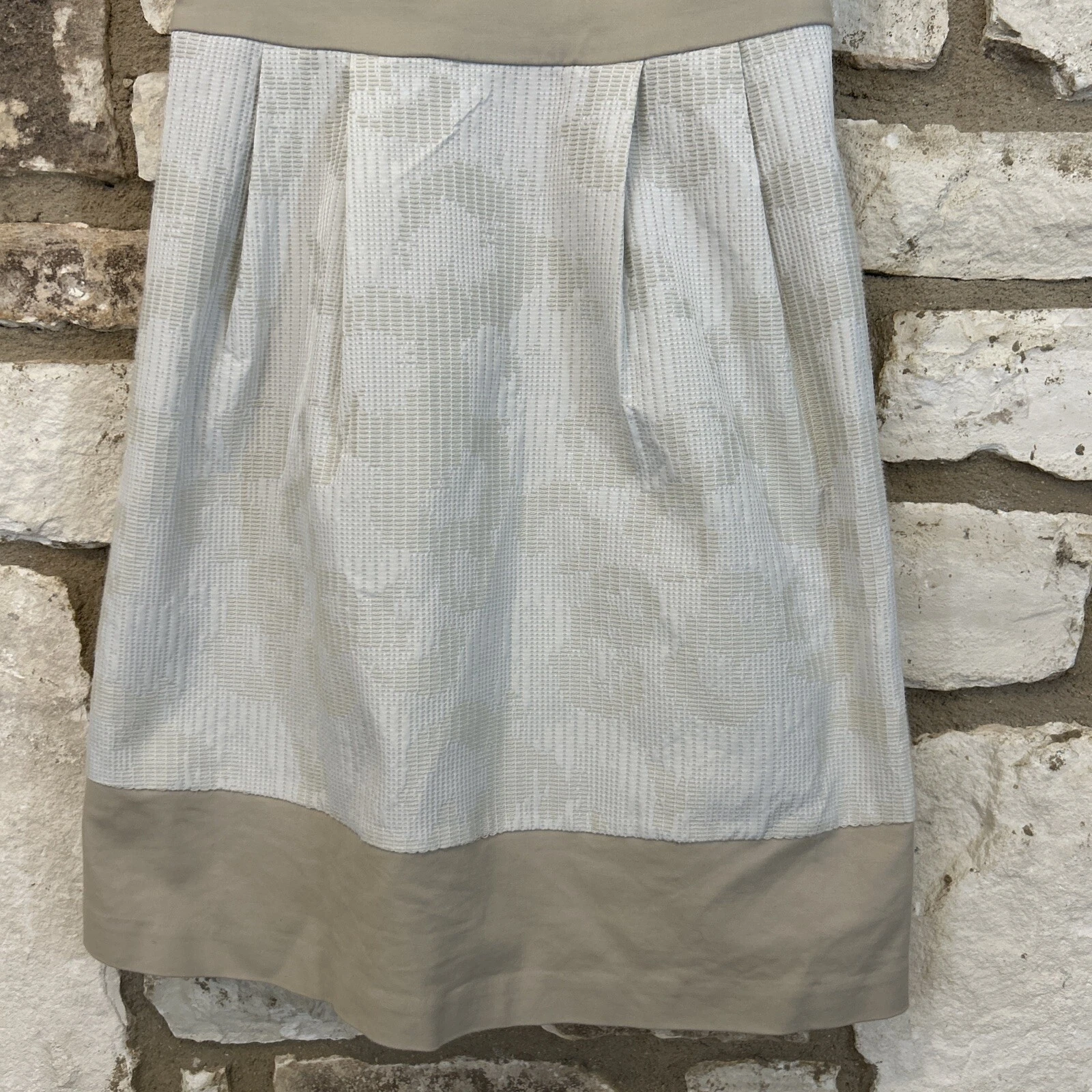 OFF WHITE The Limited Tubino Tg 0 XS Abito Senza Maniche Off White Beige