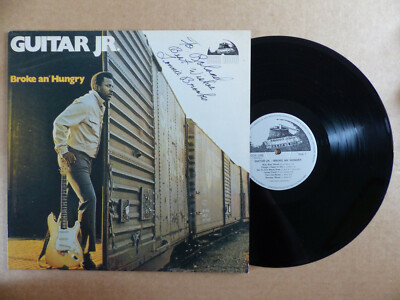 LONNIE BROOKS signed Autogramm signiert ''BROKE AN' HUNGRY'' Vinyl Schallplatte LP