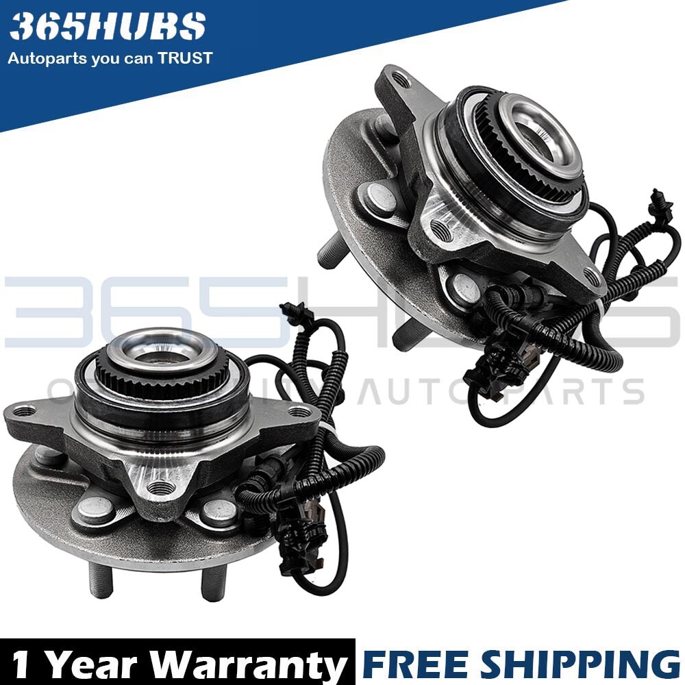 2) 4WD 2021-2023 Ford F-150 Front Wheel Bearing Hub Assembly
