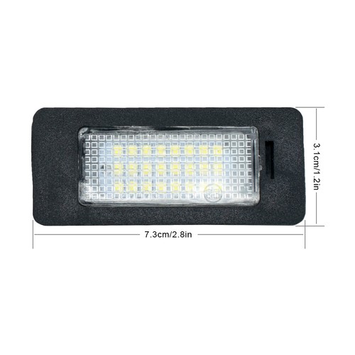 Xenon LED License Number Plate Light Lamp For Audi A4 B8 A5 S5 A6 A7 Q5 TT VW - Picture 5 of 8