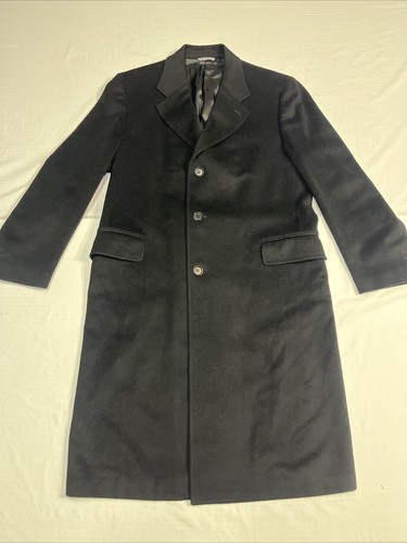 Barney’s New York Black Suede Trenchcoat Length 43’width 23’ Excellent Cond. - Picture 1 of 13