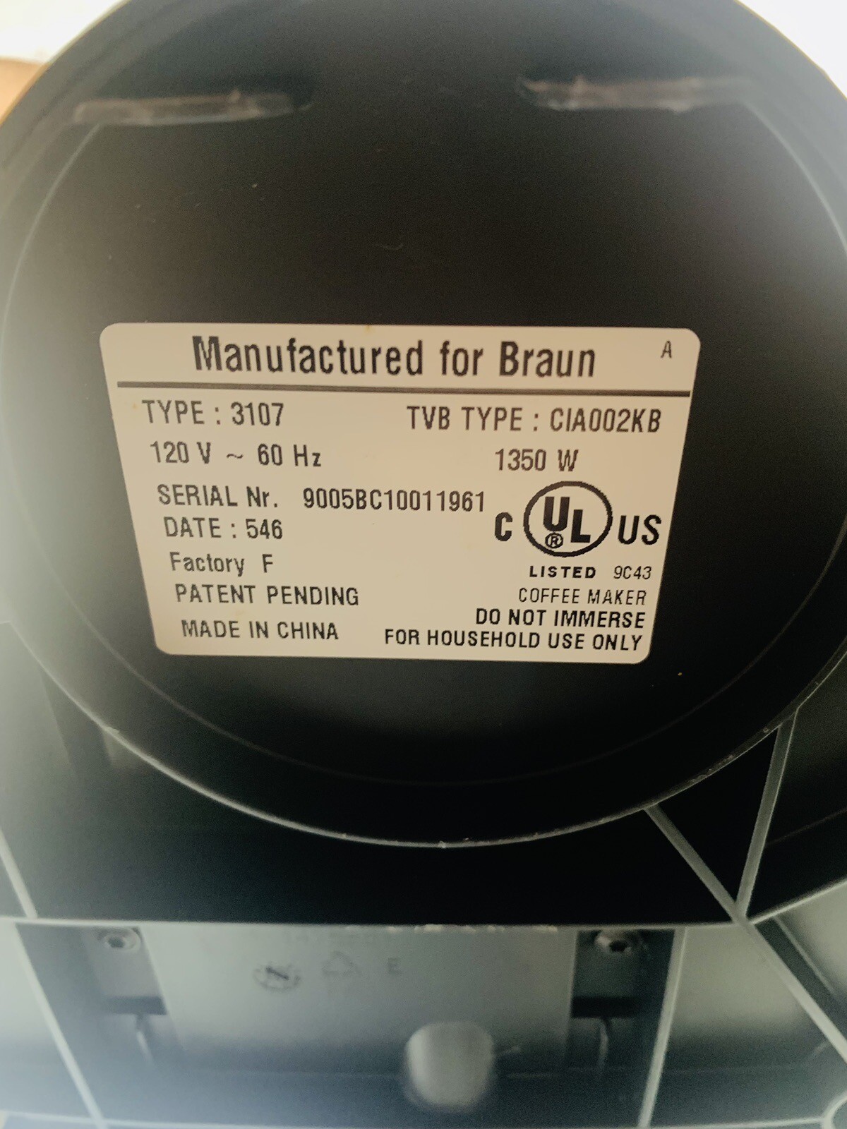 BRAUN TASSIMO 3107 Silver Single Cup T Disc Pod Tea Coffee Cappuccino